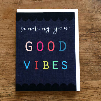 Mini Good Vibes Card, 5 of 5