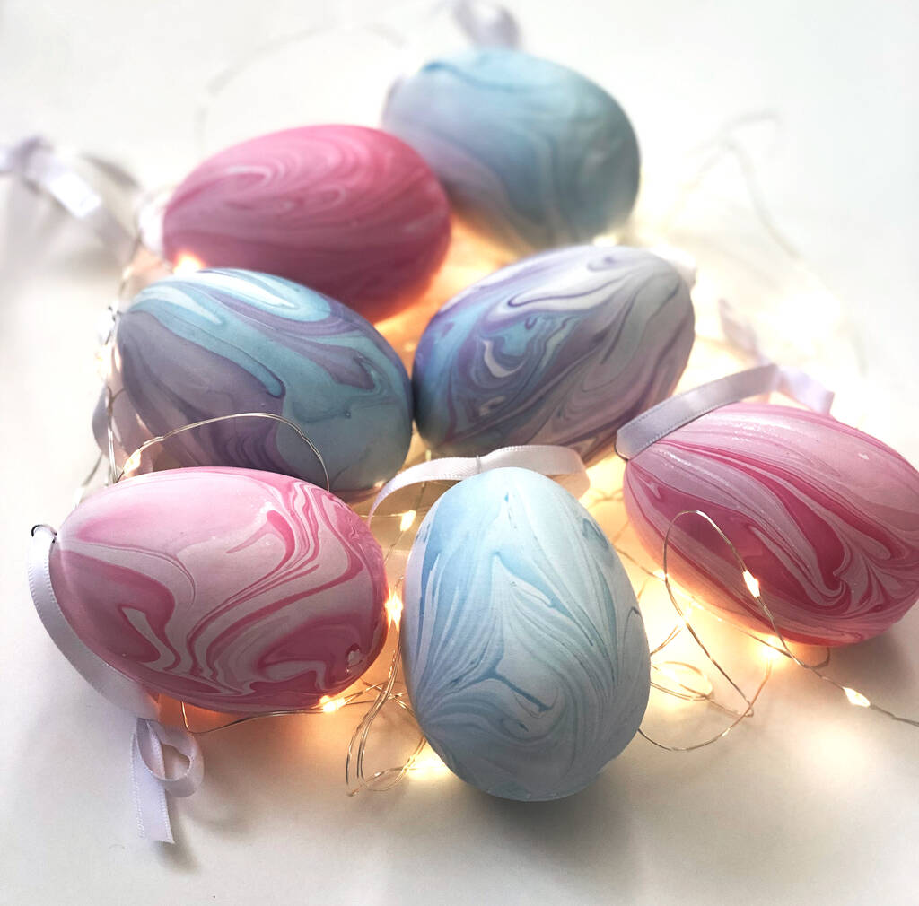 Hand Marbled Ceramic Easter Eggs By AIM Studio Co | notonthehighstreet.com