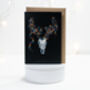 Deer With Christmas Lights Card, thumbnail 3 of 4
