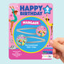 Personalised Gymnastic Fantastic Birthday Hair Clips, thumbnail 1 of 5