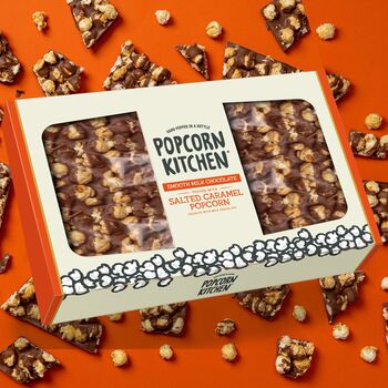 Giant Chocolate Bar With Salted Caramel Popcorn, 500g, 6 of 7
