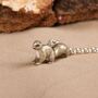 Squirrel Necklace Enamelled Sterling Silver, thumbnail 2 of 6