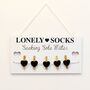 Lonely Socks Seeking Soul Mates Hanging Clip Board, thumbnail 2 of 3