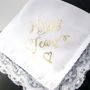 Ladies Wedding Gift Handkerchief Happy Tears, thumbnail 8 of 8