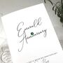 55th Emerald Jewel Personalised Anniversary Card, thumbnail 3 of 6