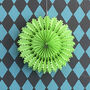 Set Of Six Colourful Paper Fan Decorations, thumbnail 7 of 12