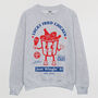 Lucky Fried Chicken Men's Graphic Sweatshirt, thumbnail 3 of 3