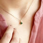 Dainty Birthstone Star Necklace, thumbnail 4 of 9