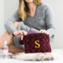 Personalised Luxurious Quilted Mulberry Wash Bag, thumbnail 1 of 2