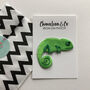 Chameleon Iron On Patch, thumbnail 4 of 4