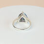 Purple Iridescent Triangular Crystal Ring, thumbnail 3 of 4