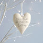Personalised Heart Christmas Tree Decoration Gift, thumbnail 2 of 12