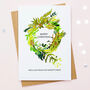 A Set Of Personalised Christmas Wreath Cards, thumbnail 2 of 4