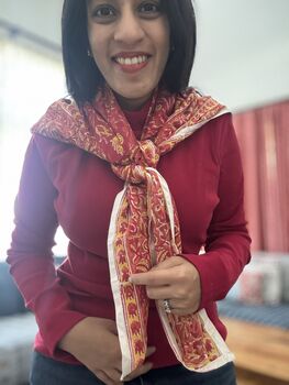 Scarf, Summer Cotton Lighweight Jaipur Block Printed, 4 of 12