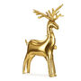 Small Gold Reindeer Standing Foil Balloon 29 Inch, thumbnail 1 of 2