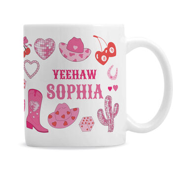 Personalised Cowgirl Mug, 4 of 4