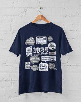 'Events Of 1985' Bespoke 40th Birthday Gift T Shirt, 4 of 9