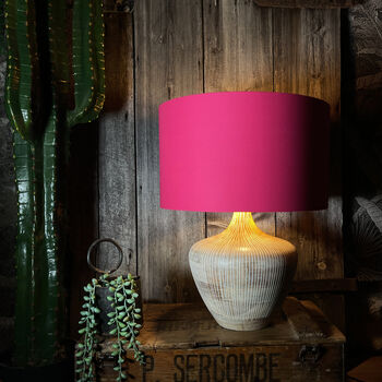 Pomegranate Lampshade With Copper Or Gold Foil Lining, 2 of 9
