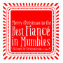Personalised Best Fiance Christmas Card, thumbnail 2 of 2