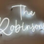 Personalised Family Name LED Lit Neon Sign, thumbnail 3 of 5