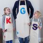 Personalised Letter Children's Apron, thumbnail 2 of 7