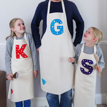 Personalised Letter Children's Apron, 2 of 7