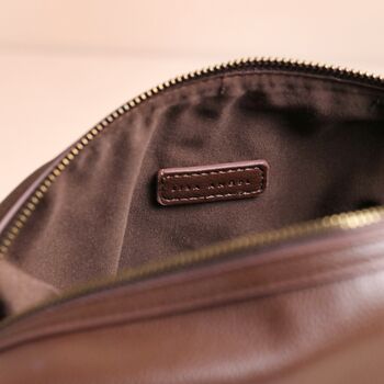 Personalised Men's Vegan Leather Washbag, 4 of 7