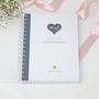 Personalised Heart Wedding Planner Handbook, thumbnail 10 of 11
