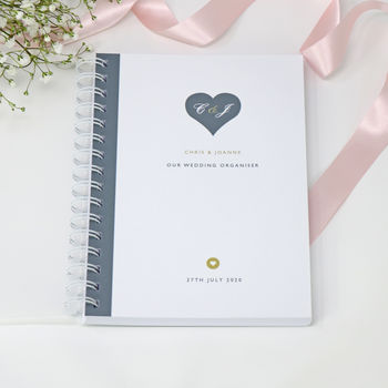 Personalised Heart Wedding Planner Handbook, 10 of 11