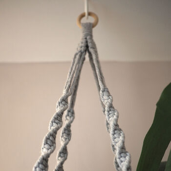 Eco Friendly Macrame Plant Hanger Craft Kit, 3 of 5