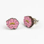 Wooden Peony Earrings, thumbnail 2 of 3