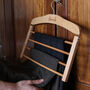 Personalised Wooden Trouser Hanger, thumbnail 2 of 8