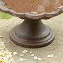 Antique Brown Garden Bird Bath, thumbnail 4 of 8