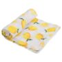 Muslin Swaddle Baby Blanket Lemon Newborn Gift, thumbnail 2 of 11