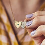 Double Birthstone Heart Necklace, thumbnail 1 of 4