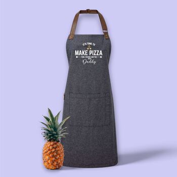 Personalised 'It's Time To Make Pizza' Adult Apron, 7 of 8