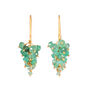 Emerald Grape Earrings, thumbnail 2 of 6