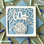Personalised Cupcake 60th Birthday Card, thumbnail 1 of 4