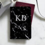 Black Marble Personalised Passport Cover, thumbnail 1 of 3