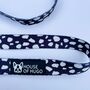 Black White Dot Spot Strong Padded Dog Puppy Lead, thumbnail 3 of 6