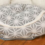 Luxury Grey Scalloped Pet Bed, thumbnail 5 of 5