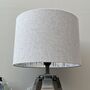 Alfie Linen Geometric Double Sided Lampshades, thumbnail 5 of 10