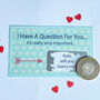 Personalised Will You Marry Me Scratchcard, thumbnail 1 of 3