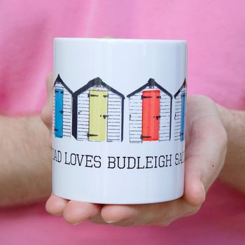 Personalised Beach Huts Mug, 2 of 2