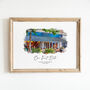 First Date Venue Portrait, Personalised Illustration, thumbnail 1 of 9