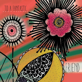 'Fantastic Friend' Greeting Card, 2 of 2
