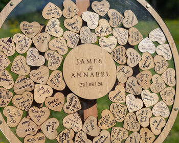 Personalised Transparent Wedding Guest Book, 7 of 11