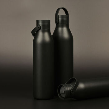 Circular And Co 1 L Stainless Steel Water Bottle Ink Black, 7 of 7