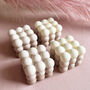 Decorative Bubble Cube Soy Candles In Ombre Gradient, thumbnail 8 of 10