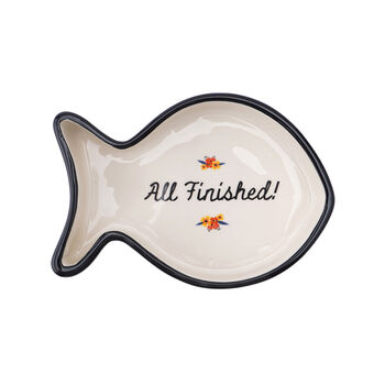 Fish Shaped Cat Bowl In Gift Box, 4 of 5